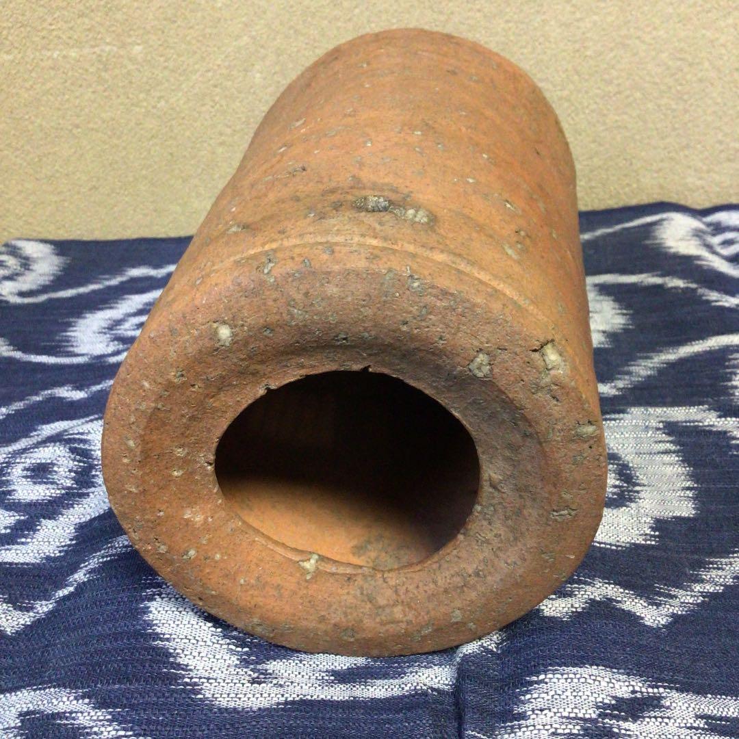 桃山時代の信楽焼の筒花瓶