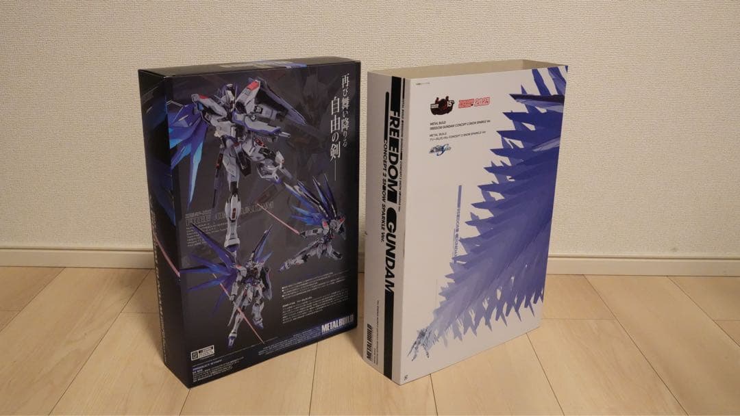 L BUILD メタルビルド　フリーダムガンダム　スノースパークル