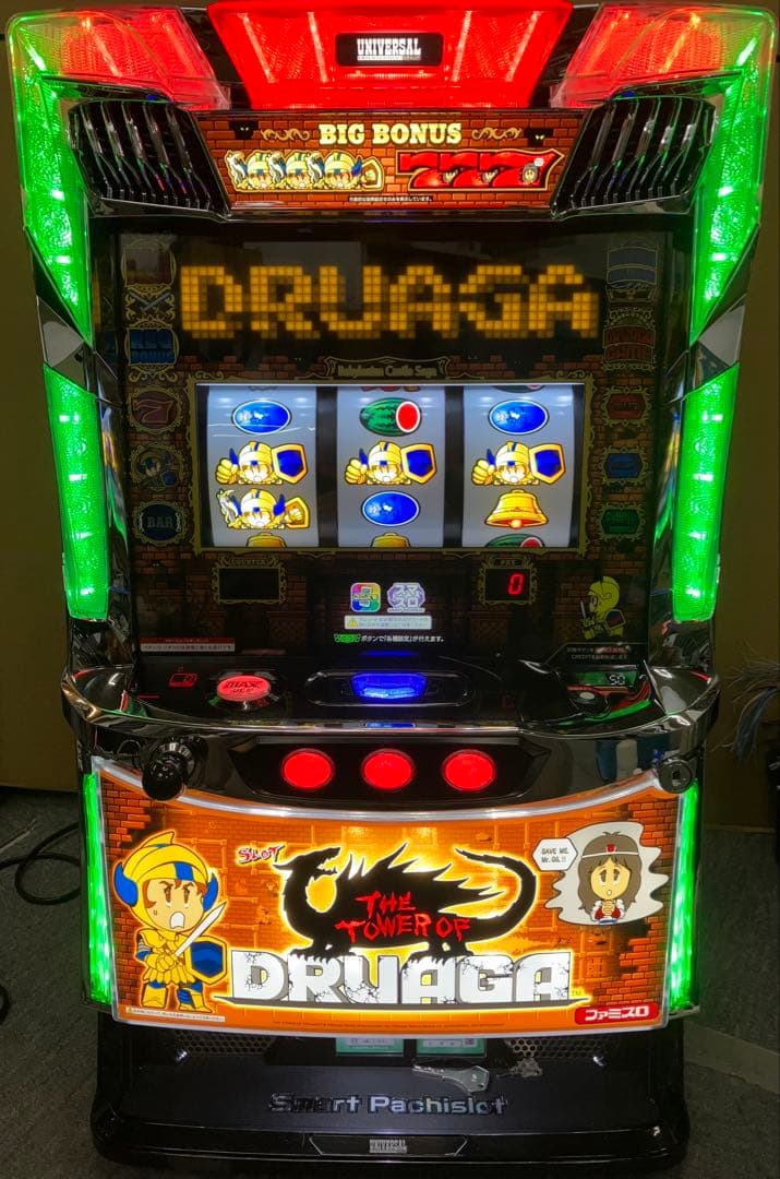 スマスロ実機 パチスロ L ドルアーガの塔ZA 簡易ユニット付 ⭕️送料無料⭕️