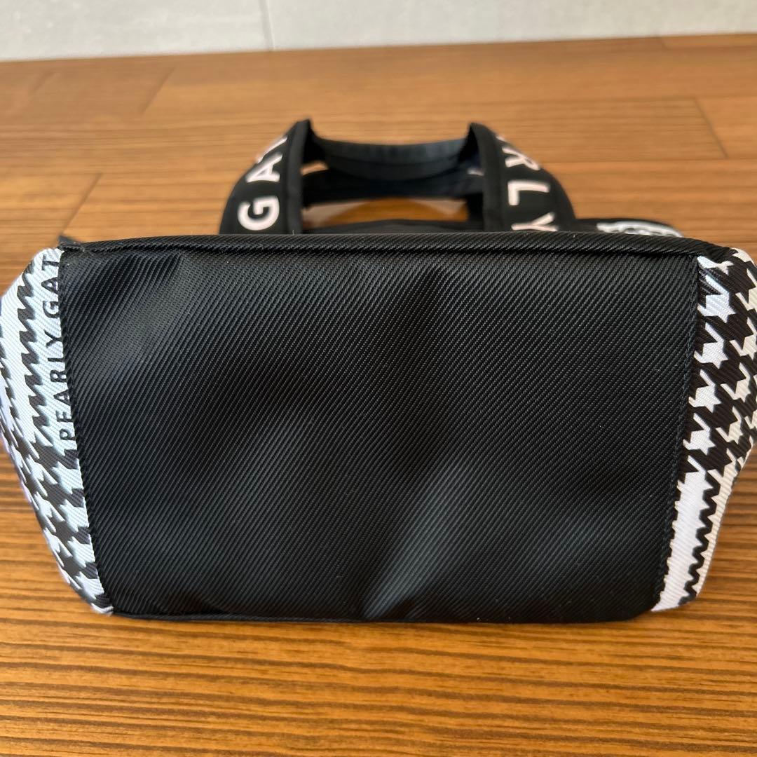 美品PEARLY GATES グレンチェックロゴ柄 カートバッグ