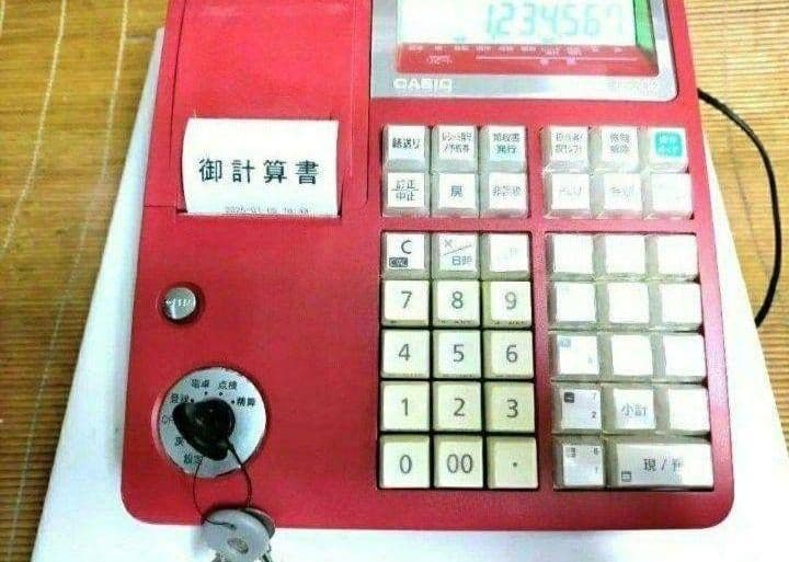 カシオレジスター　TE-300　フル設定無料　 送料無料人気機種　309008