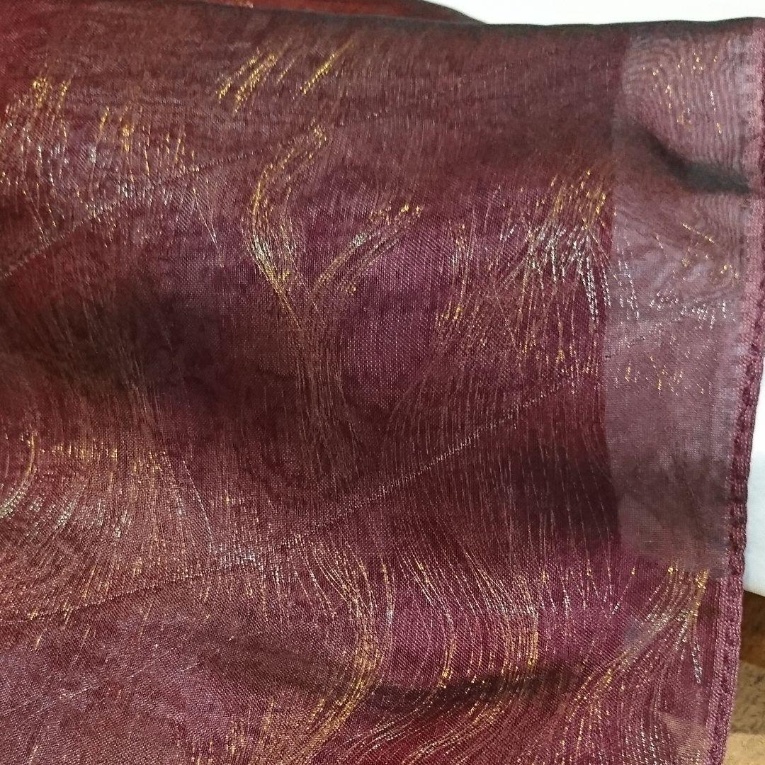 宮崎東海トミ•ミヤザキTOMI MIYAZAKIの「金糸三重織スカーフ」ストール