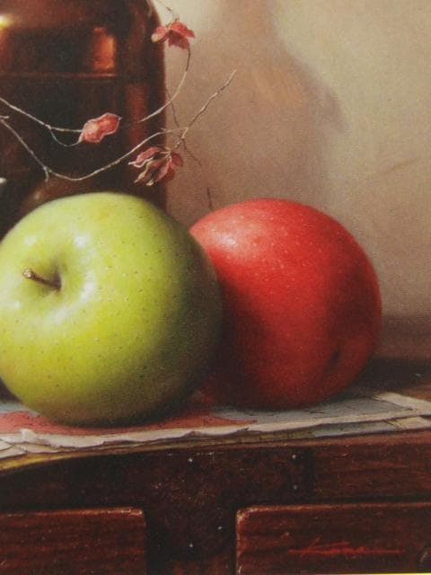 伊熊義和「旅路」、希少画集より、状態良好、新品高級額装付