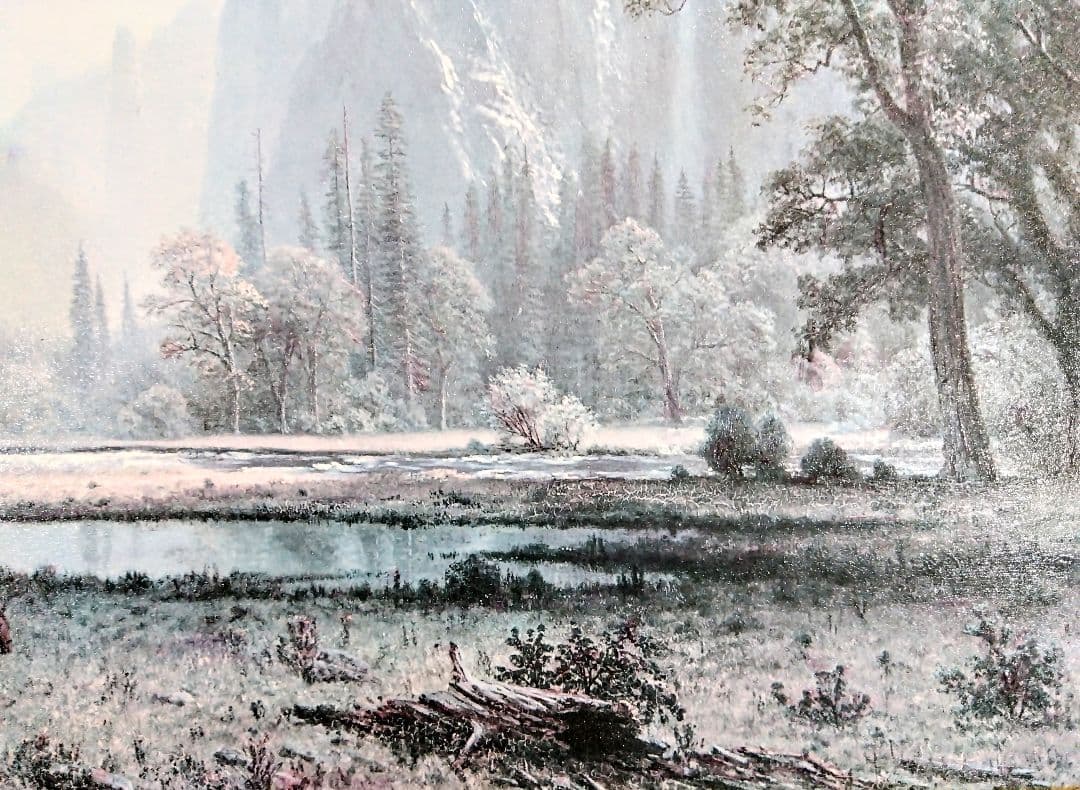 風景画　油彩画　 アンティーク額縁　ゴールドフレーム　【P20号】「匿名配送」