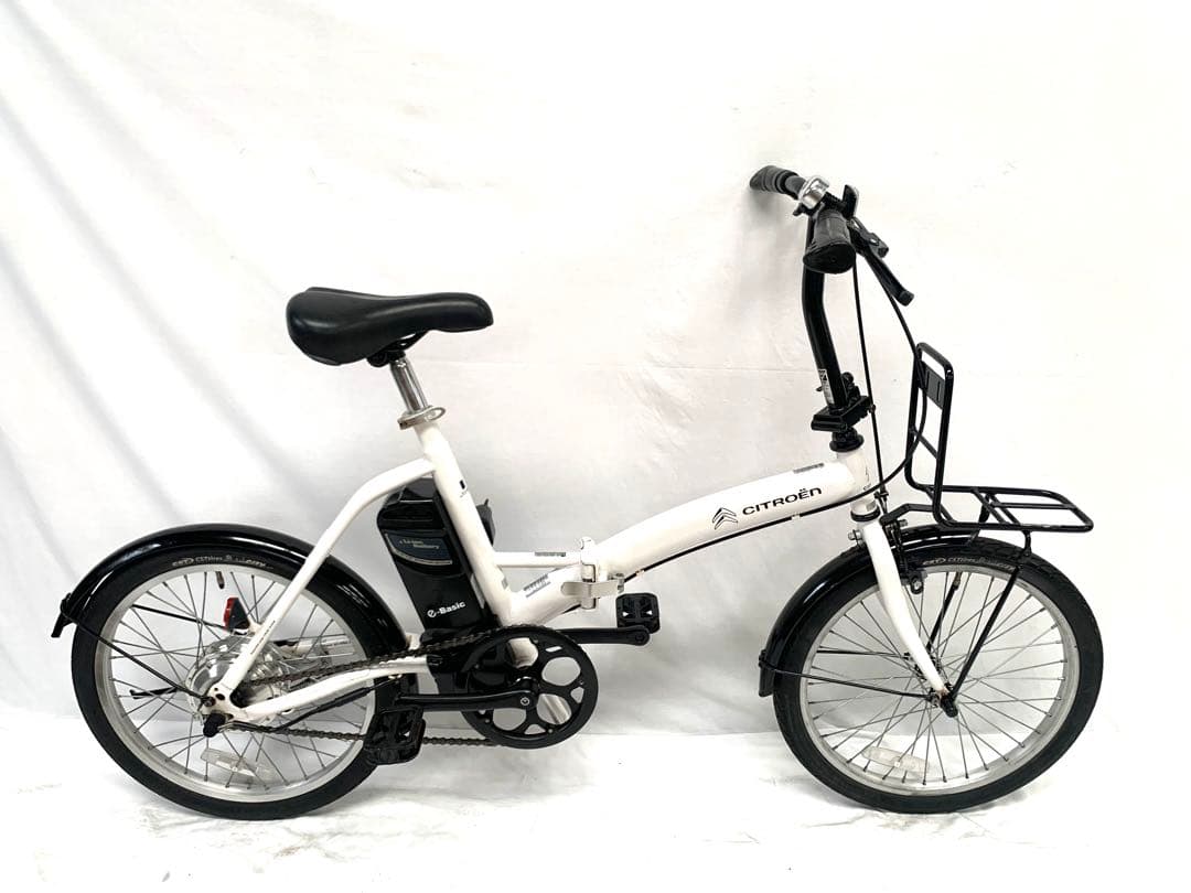 【即乘】送料無料CITROEN折り畳み電動アシスト自転車 20インチ 動作確認済