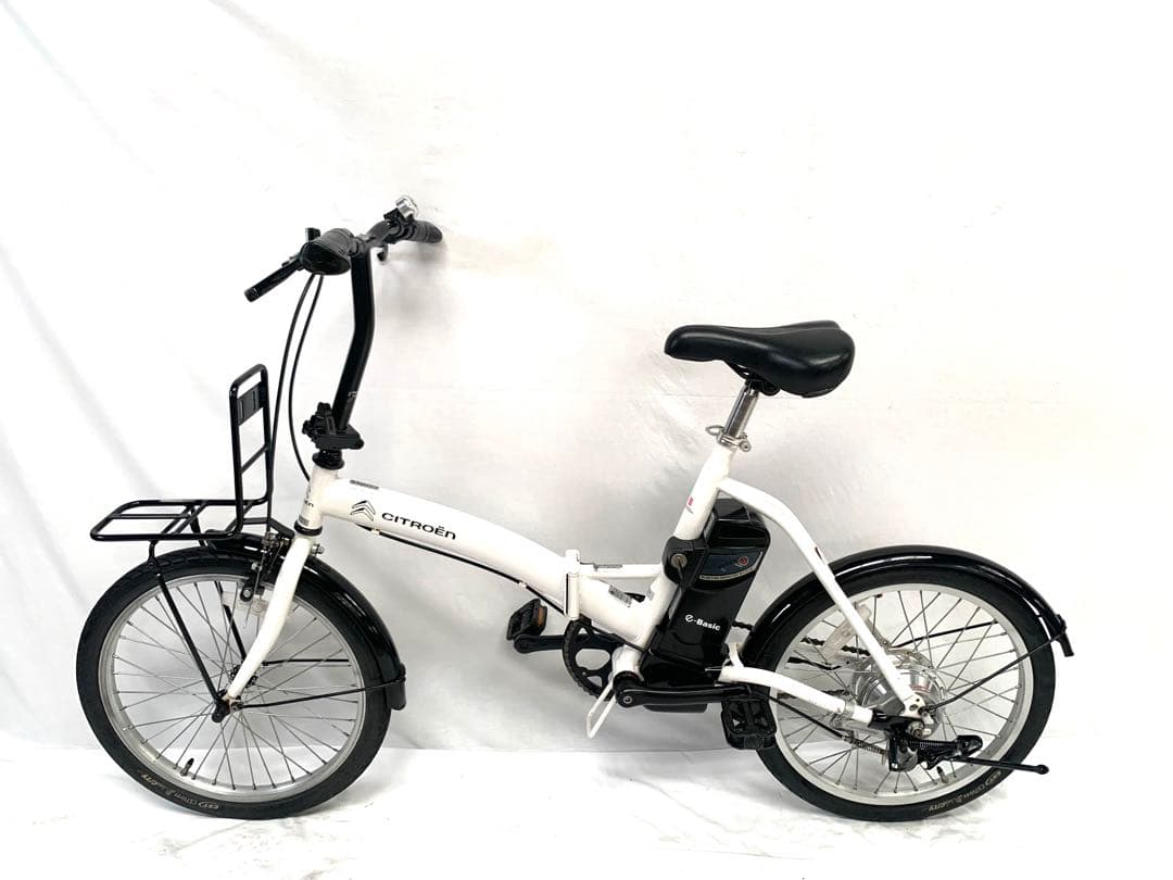 【即乘】送料無料CITROEN折り畳み電動アシスト自転車 20インチ 動作確認済