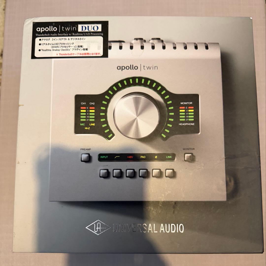 UAD Apollo Twin DUO　登録解除済（必ず説明文をご確認ください）
