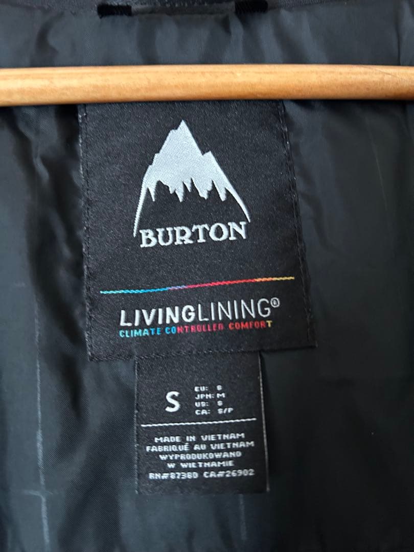 Burton スノーボードジャケット Sサイズ レディース　グレー