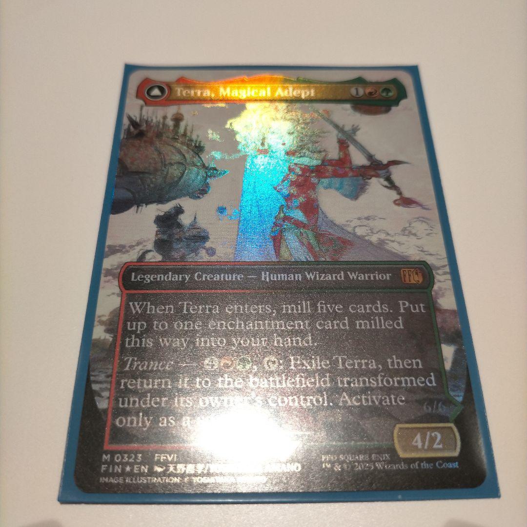 mtg《魔導戦士、ティナTerra,Magical Adept》天野喜孝foil