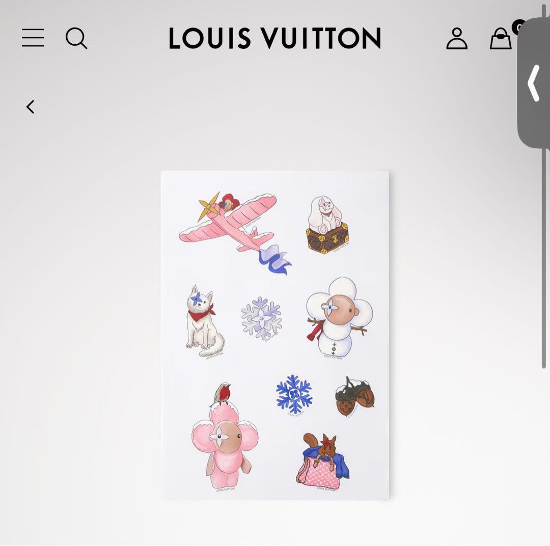【新品ルイヴィトンLouis VuittonジェーンノートブックMMステッカーズ