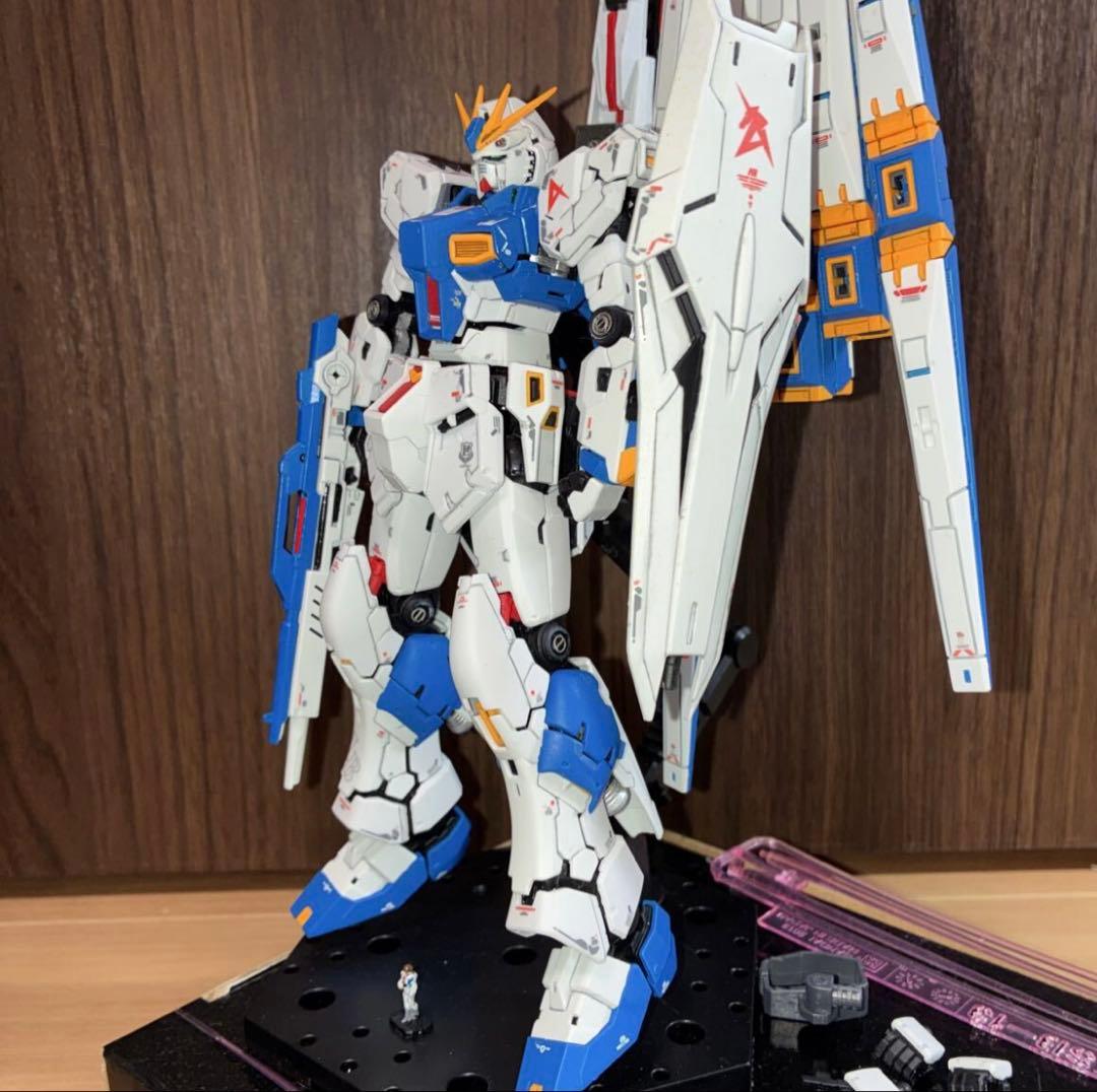 全塗装改修　RG νガンダム　RX-93 ロングレンジ＋ファンネル仕様　艶消し