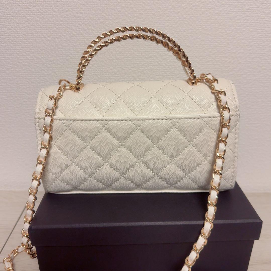 CHANEL ノベルティ ショルダーバッグ チェーン トップハンドル