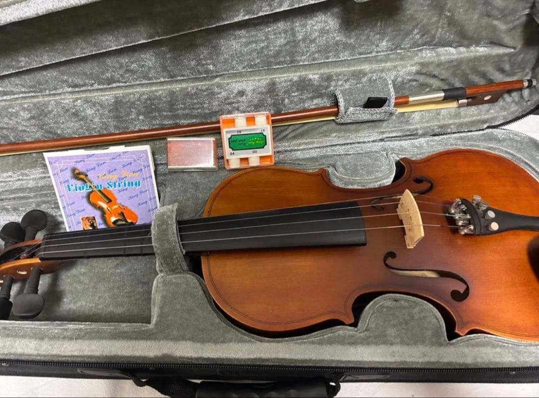 木製バイオリン ケース付き