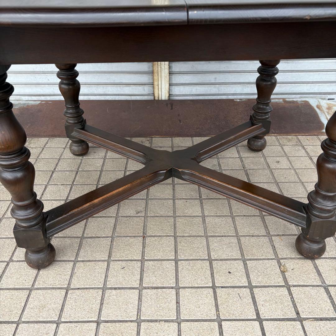 ERCOL エクステンション ダイニングテーブル　オーバル　アーコール　廃番