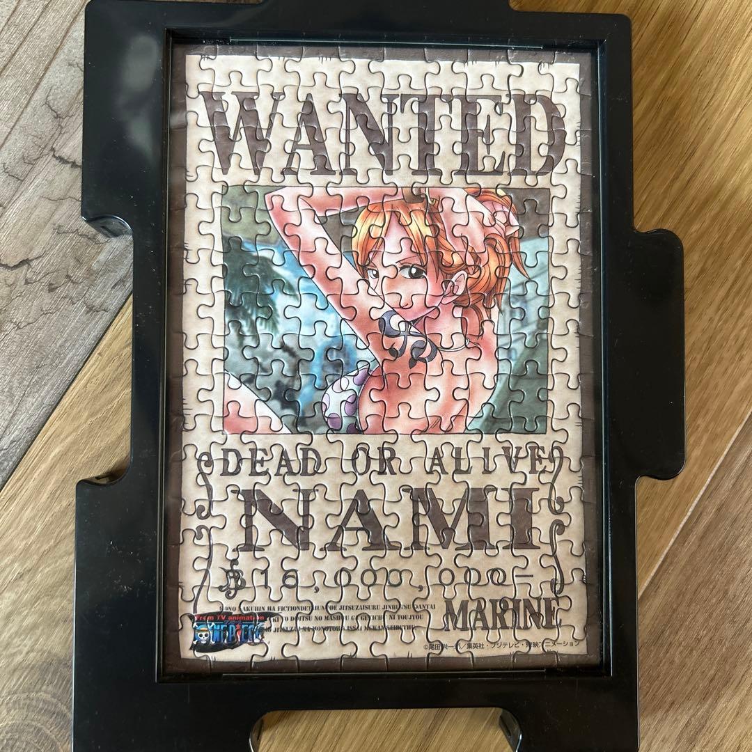 ONE PIECE ミニパズル150ピースの完成品（フレームつき）