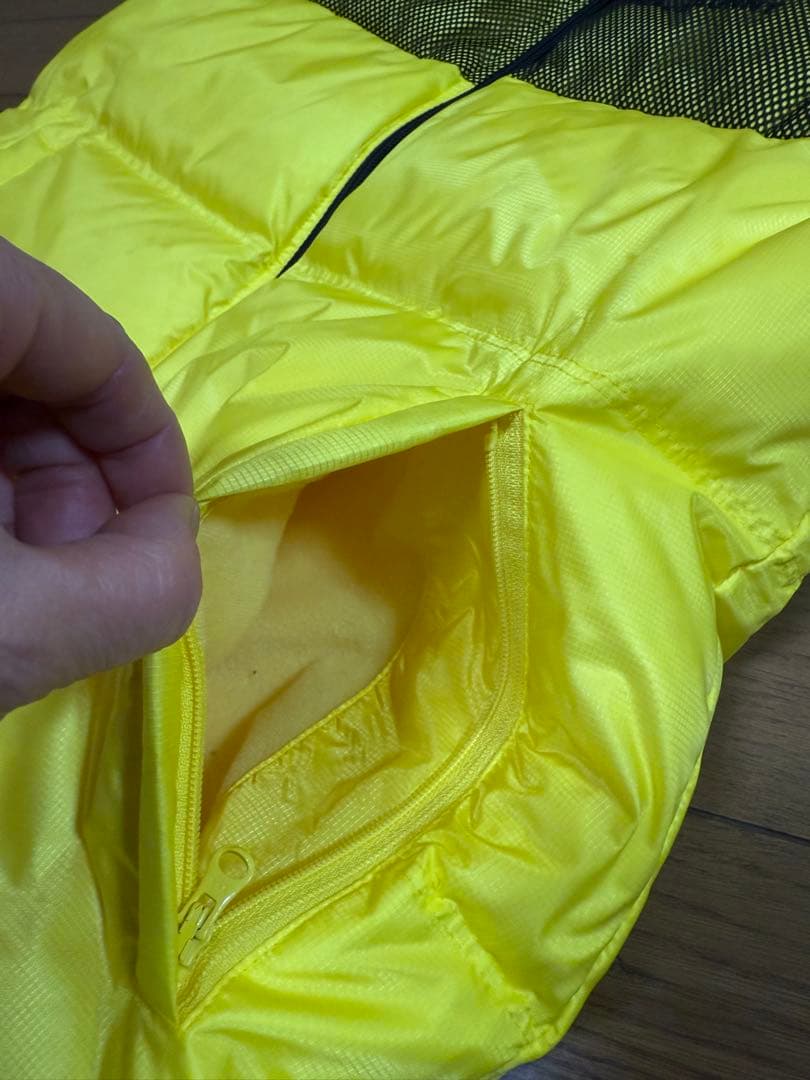 JACK BUNNY イエロー ノースリーブダウンベスト　レディース　サイズXS