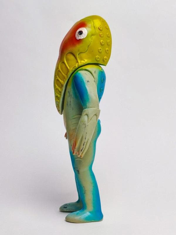 当時物 ブルマァク メトロン星人 ソフビ ウルトラセブン