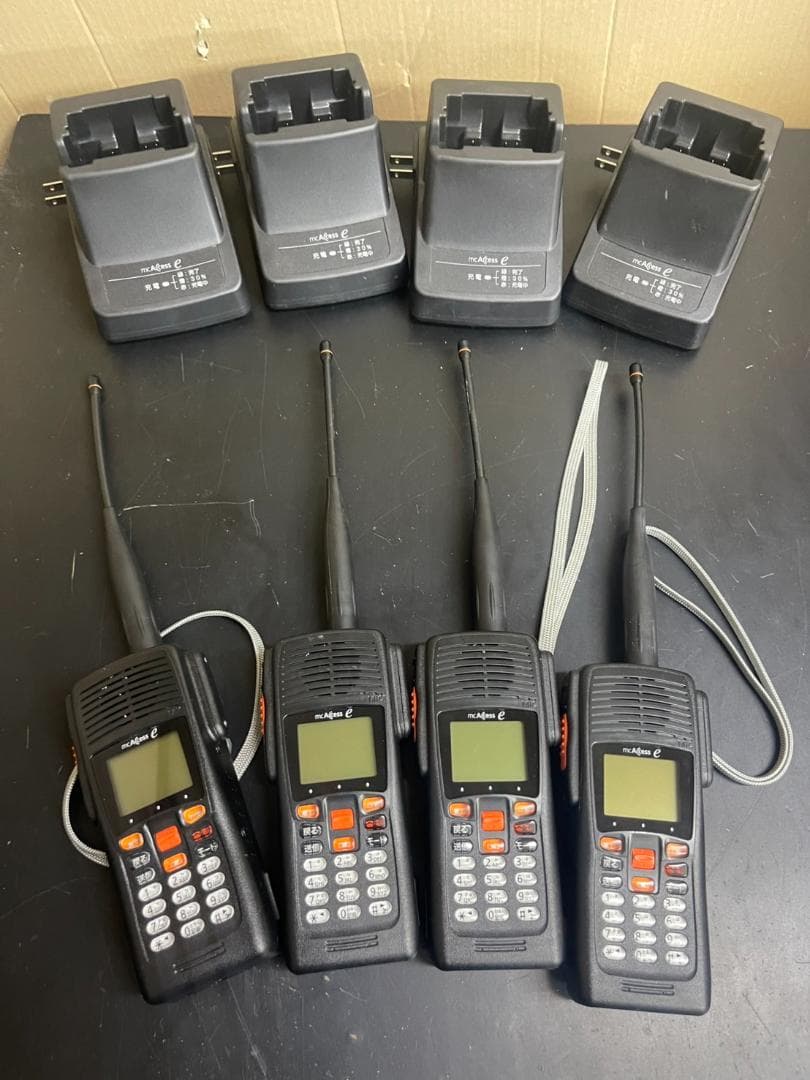 EK-6175A 携帯無線機 パナソニック 4台セット 充電器付き