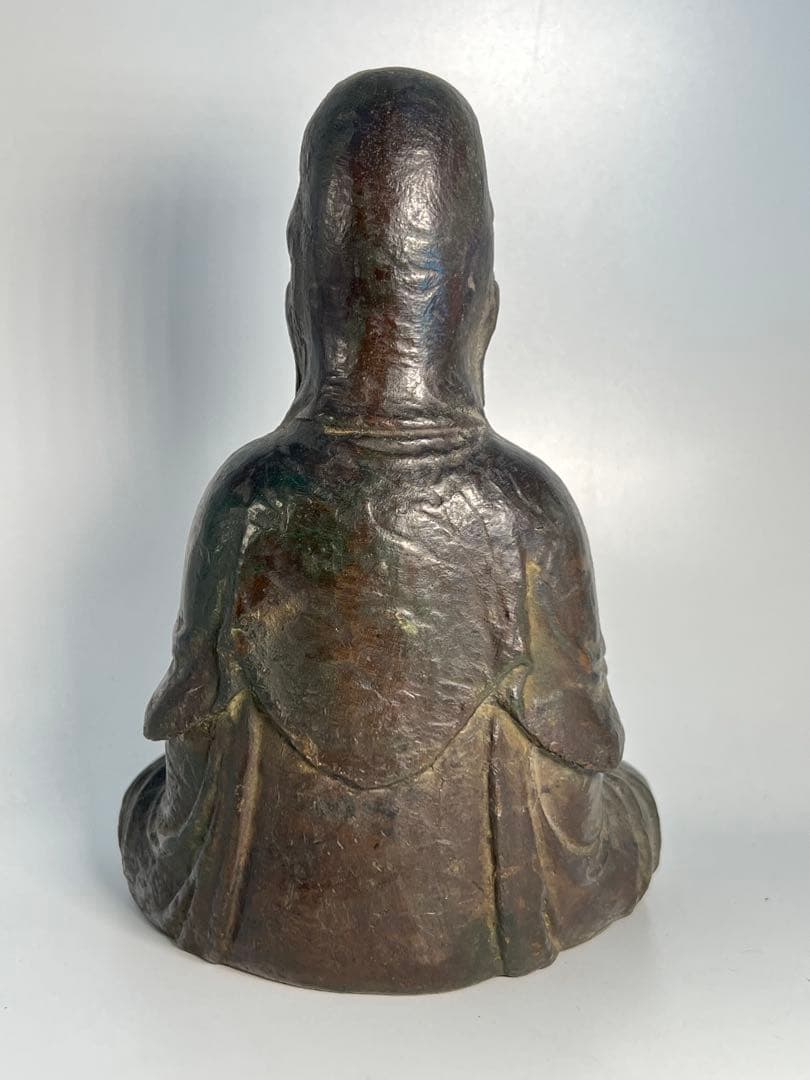 中国明時代　仏像　古銅製　重さ；726g / 西X-1