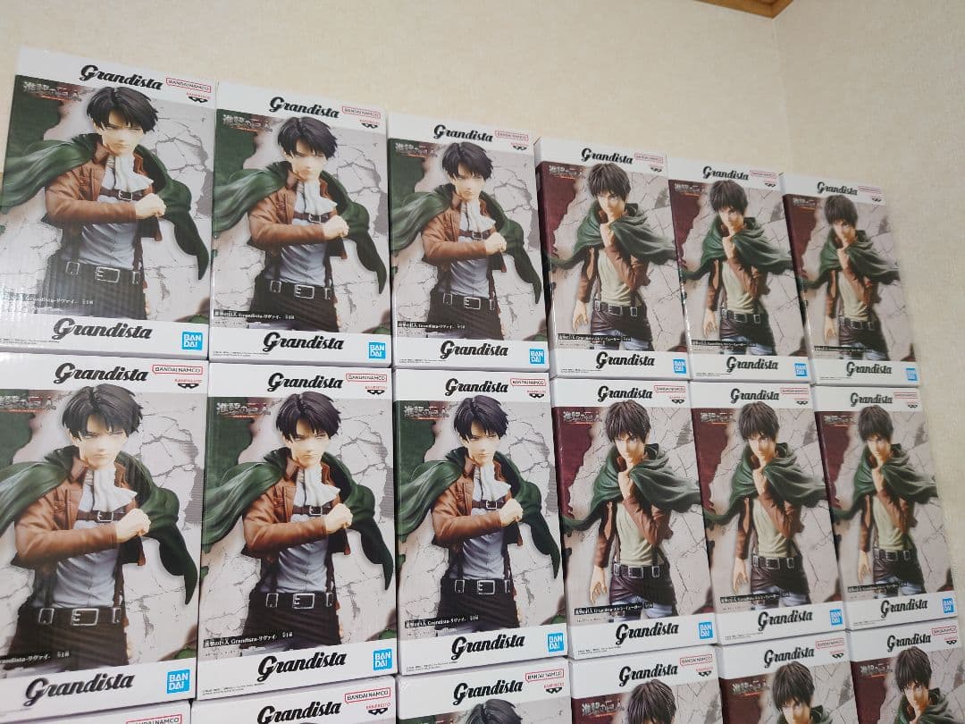 進撃の巨人 Grandista エレン イェーガー リヴァイ　計30個　各15個