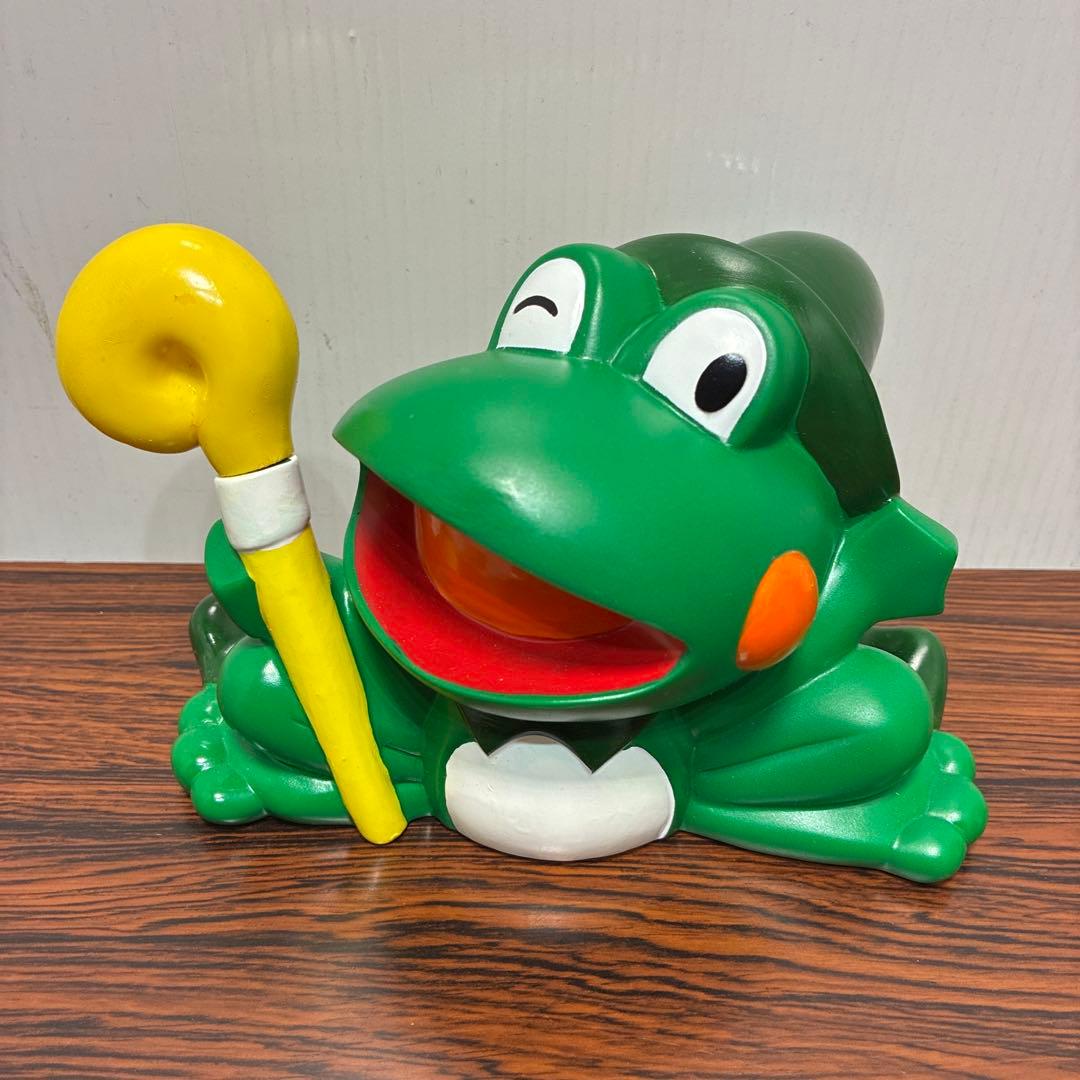 山佐 ネオマジックパルサー カエル ケロット ソフビ貯金箱 YAMASA