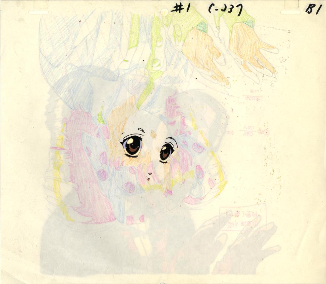 同級生 OVA1話 志村まみ セル画 手描き背景