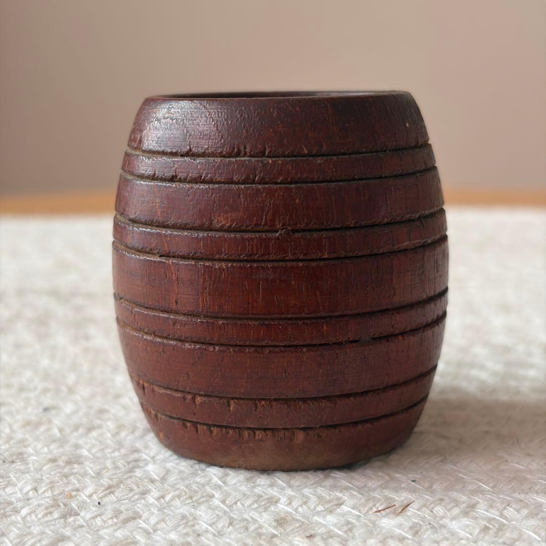 イギリス海軍 戦艦 ウォースパイト WARSPITE 楊枝入れ 小物入れ チーク