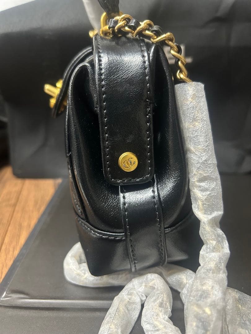 CHANEL(シャネル)ノベルティ★がま口ボストン型 ショルダーバッグ★