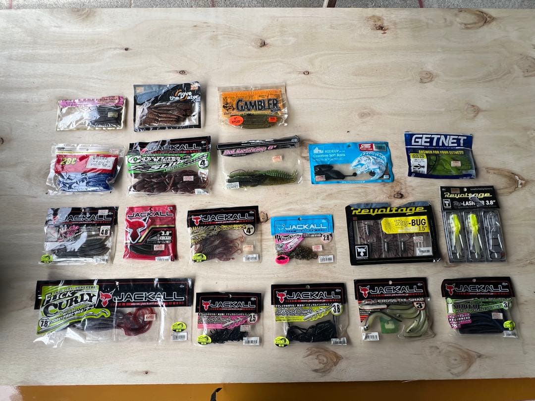 バス釣り引退　ワームセット