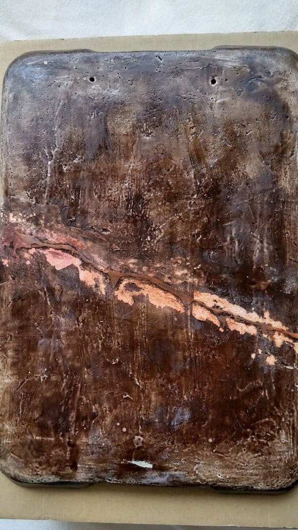 水月焼　飾り絵　白鳥