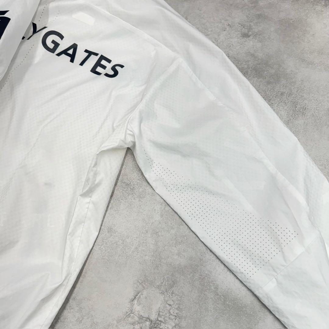 パーリーゲイツ　ナイロンジャケット　ホワイト　ゴルフウェア