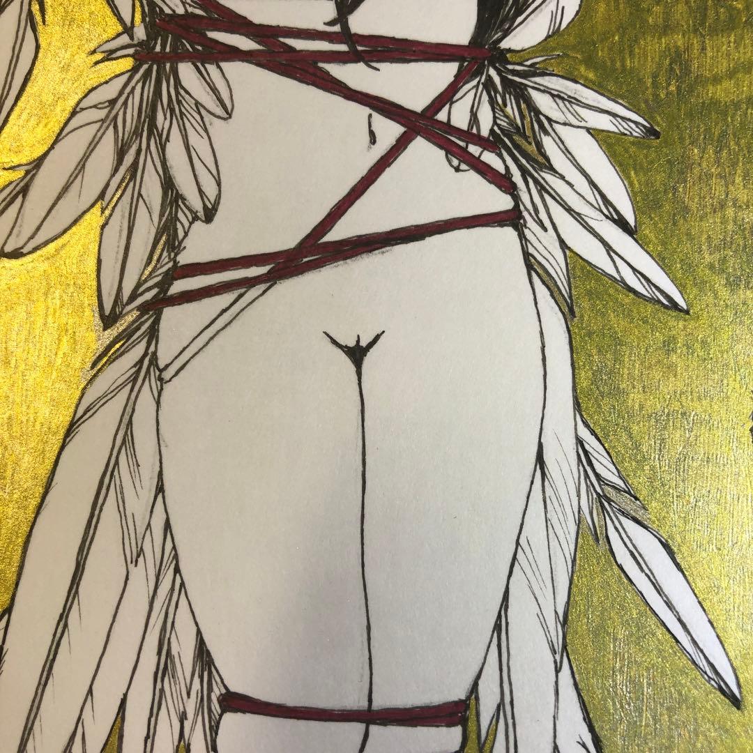 Bondage Angel 緊縛天使　【肉筆絵画】