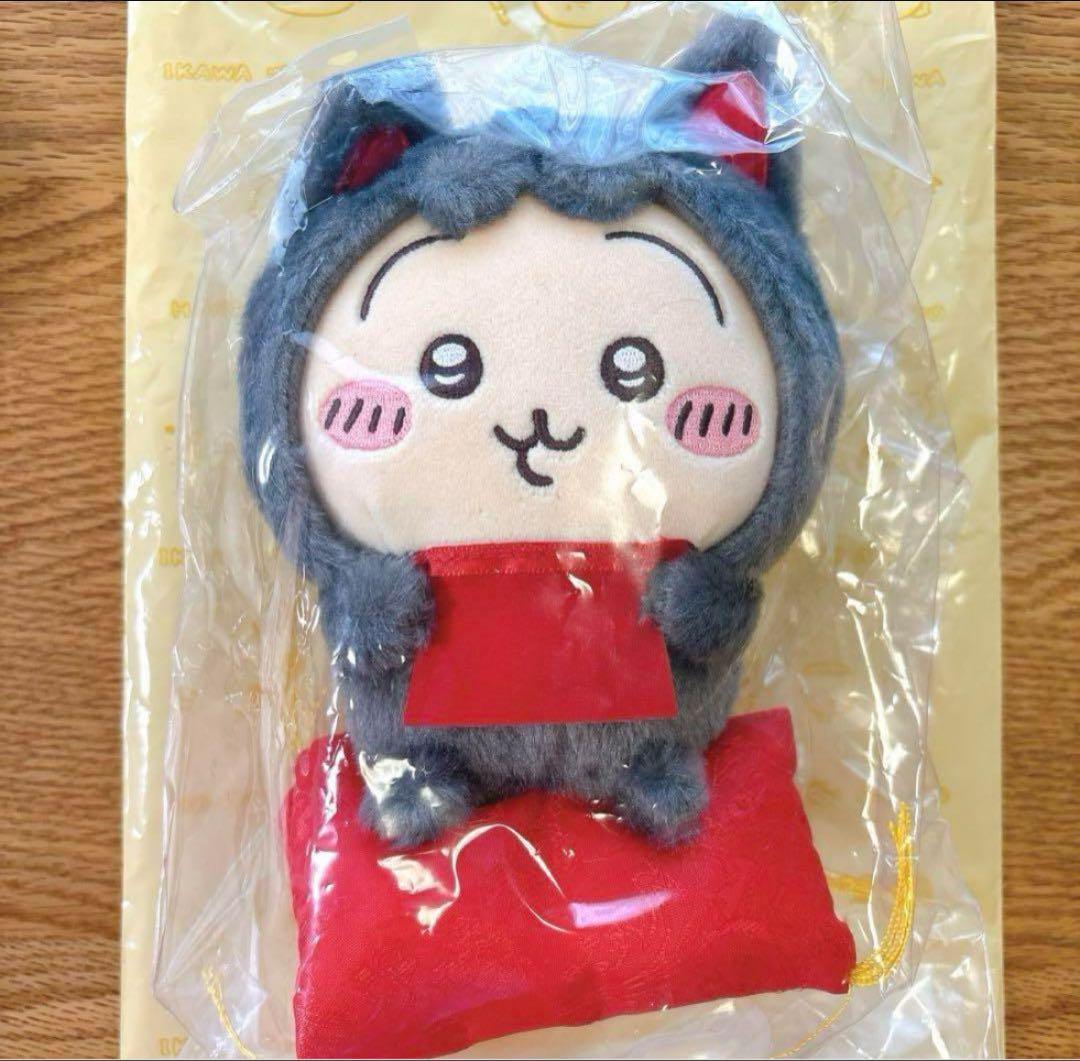 ちいかわ もぐもぐ本舗　京都　伏見稲荷　だるま　ぬいぐるみ　マスコット　うさぎ