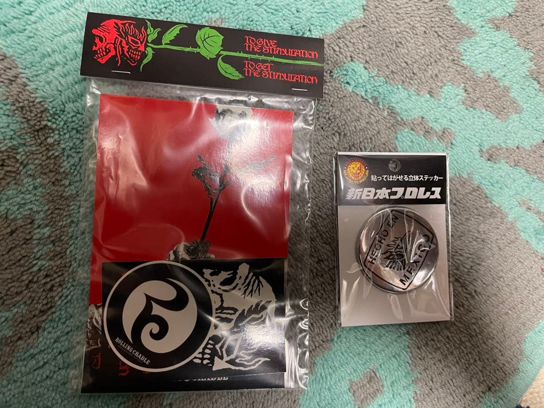 エルデスペラード　ジュウロクホウイ白　ステッカー　缶バッジ　限定パスケース