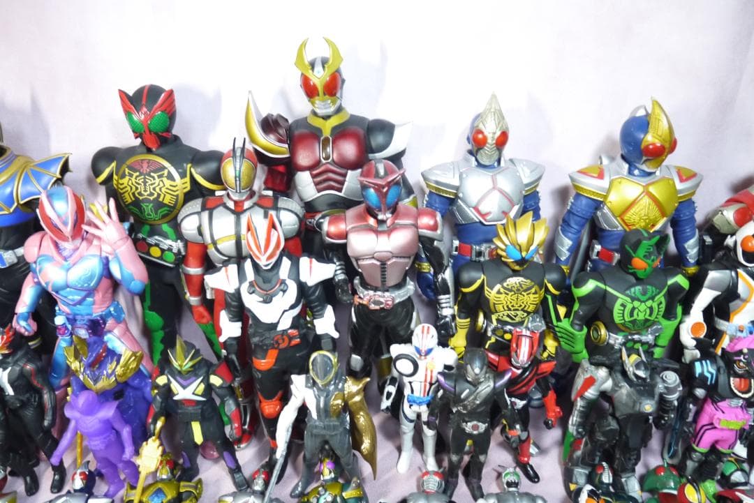 ライダーヒーローシリーズ　ビッグサイズソフビフィギュア　130体セット