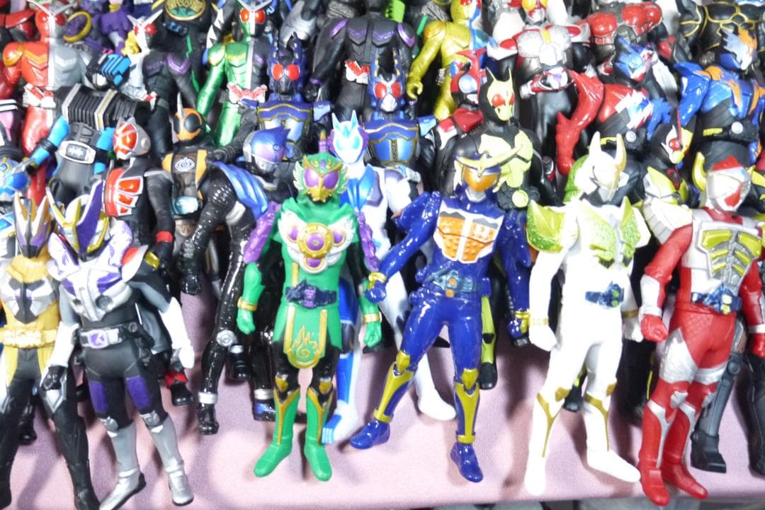 ライダーヒーローシリーズ　ビッグサイズソフビフィギュア　130体セット