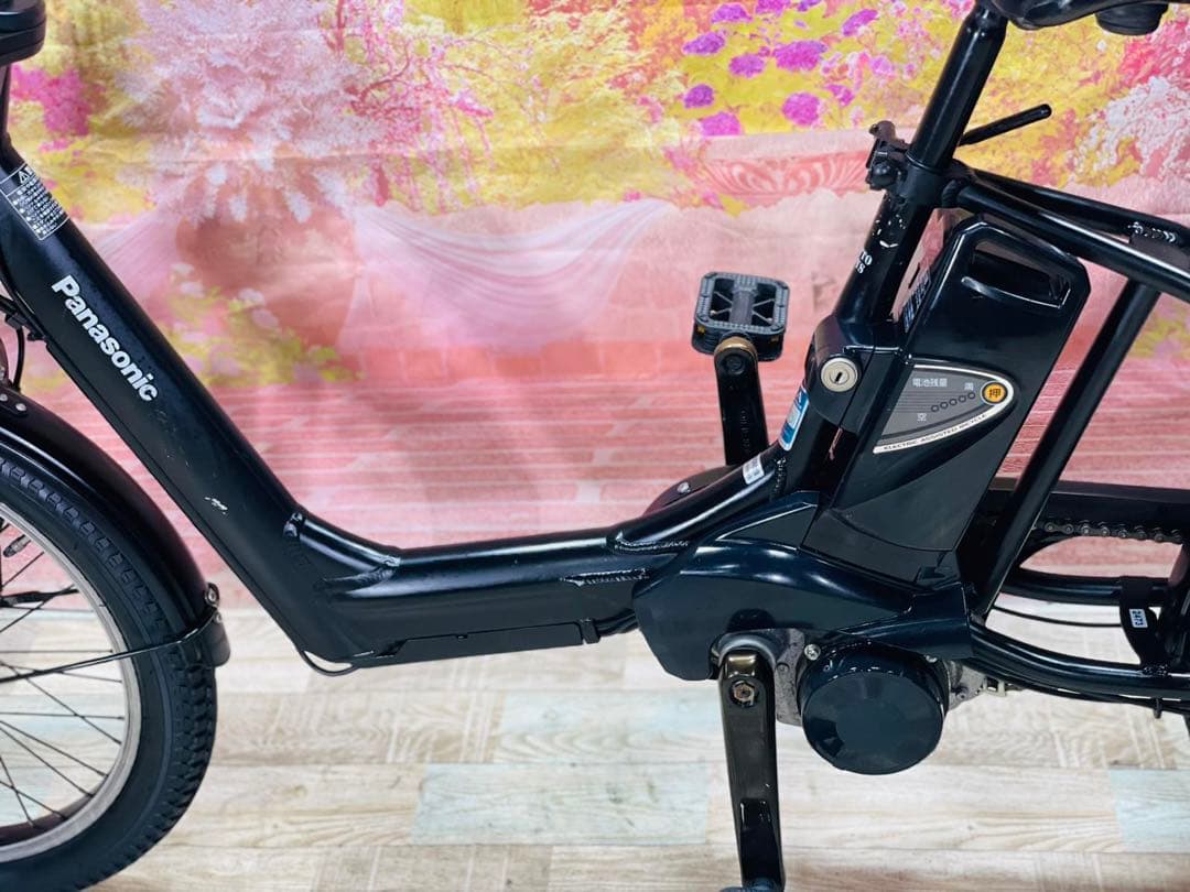 k2473 [大容量13.2Ah]電動自転車パナソニック子供乗せ 20インチ