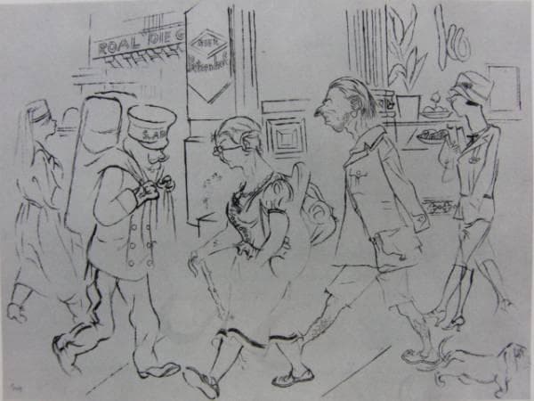 ジョージ・グロス、Wandervogl、海外版超希少レゾネ、新品額付