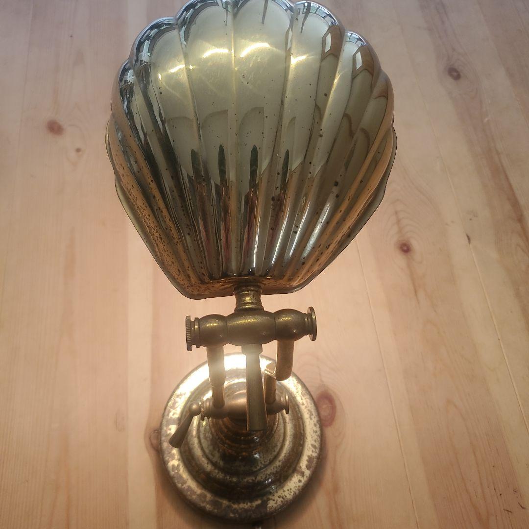 ヴィンテージ シェル型ランプ