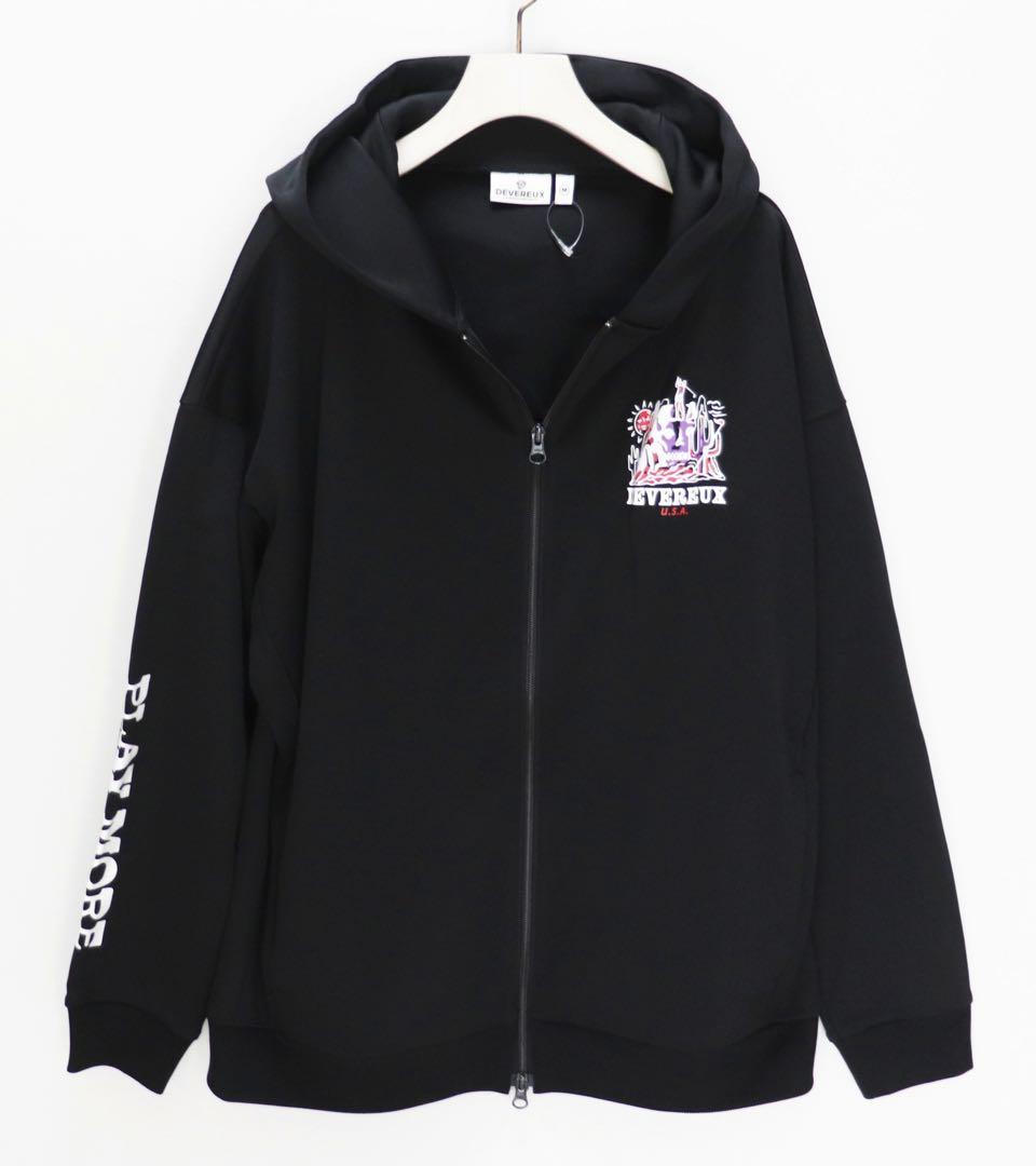 《デヴァローゴルフ》未使用 ジップアップパーカー スウェット ゆったりM