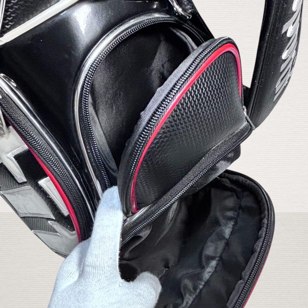 ✨美品✨ le coq sportif キャディバッグ メンズ 9型 ブラック