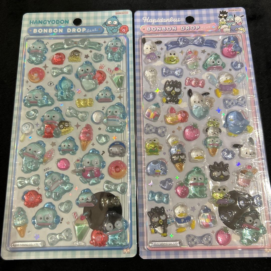 正規品　サンリオ第二弾 ボンボンドロップシール 8種 コンプリートセット