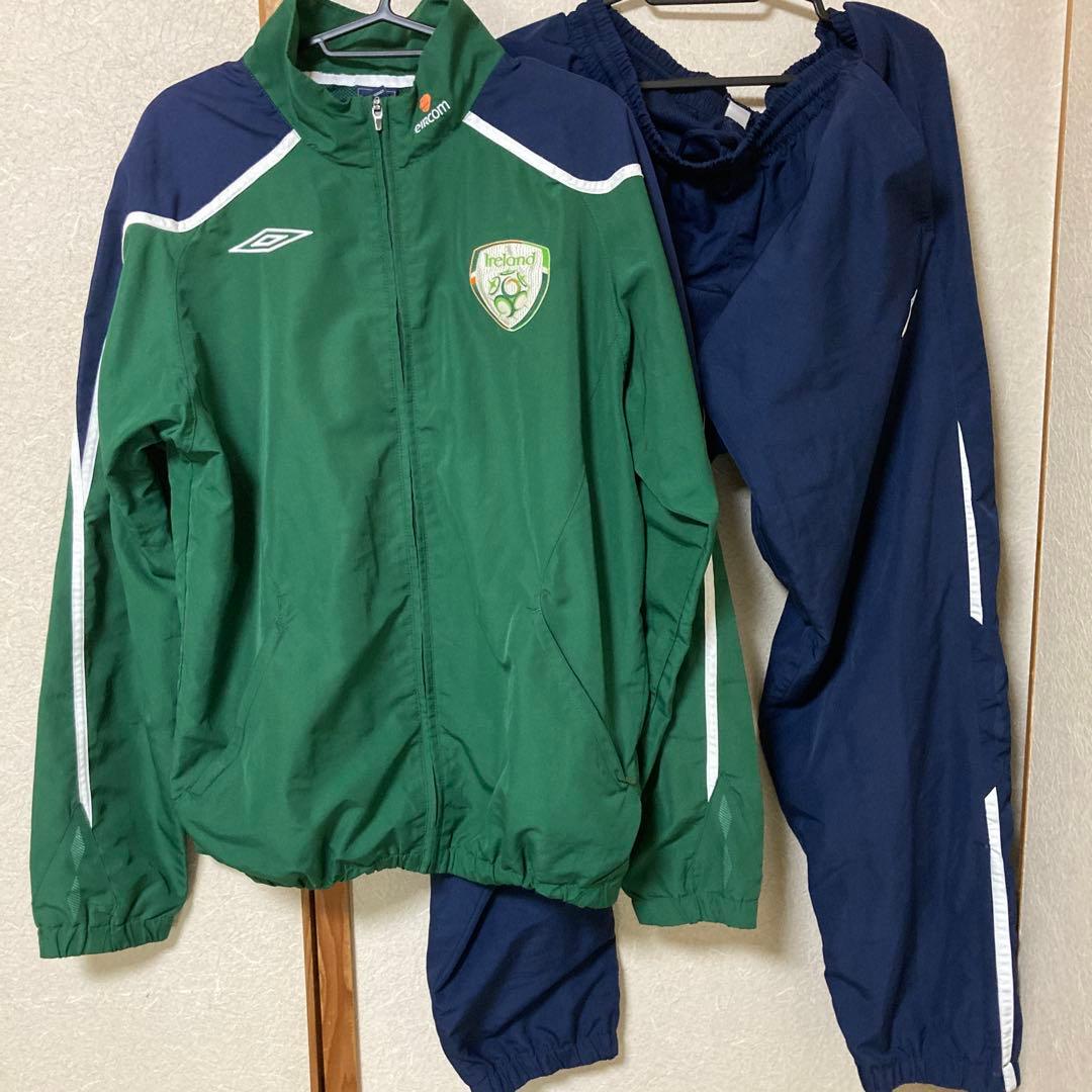 Umbro アイルランド代表 ピステ ウィンドブレーカー　サッカー　ジャージ上下