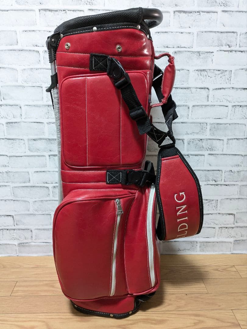 専用★ベルディング　キャディバック　スタンド式　レッド　赤