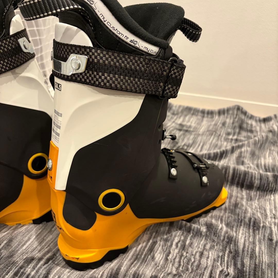 【極美品】salomon X PRO 100 スキーブーツ 24/24.5cm