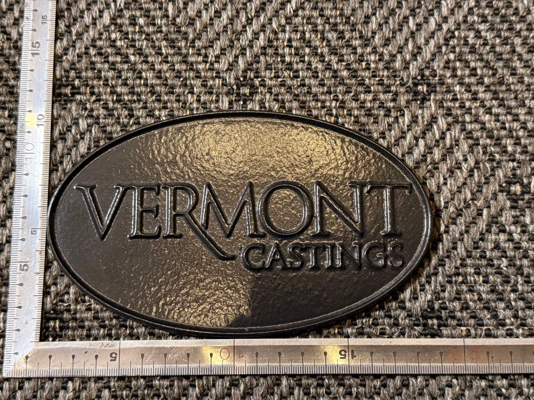 VERMONT CASTINGS 鋳鉄製　エボニー色 カラーサンプルプレート