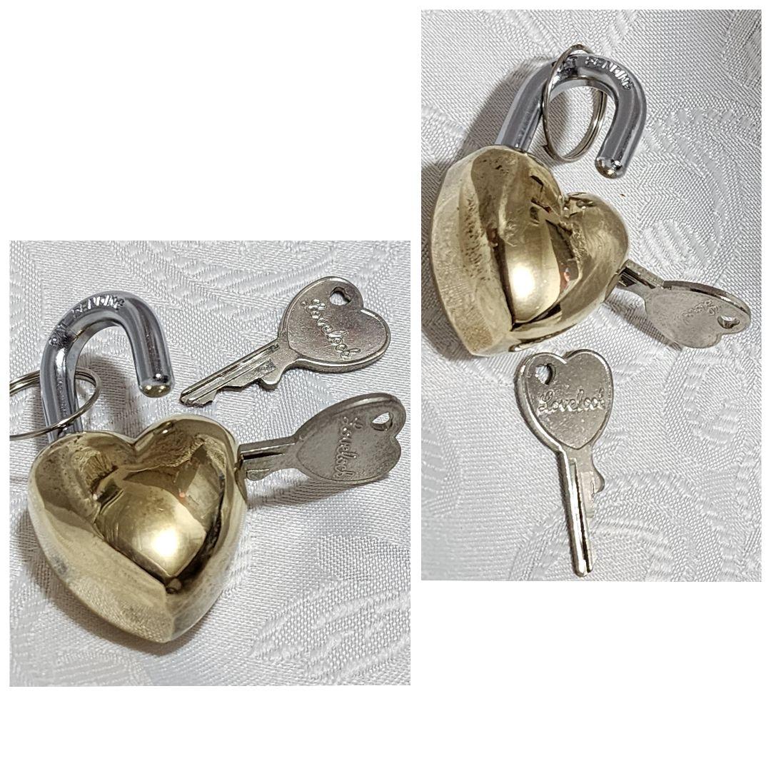 LOVE LOCK　ラブロック　ヴィンテージ　南京錠　 真鍮　アンティーク　希少