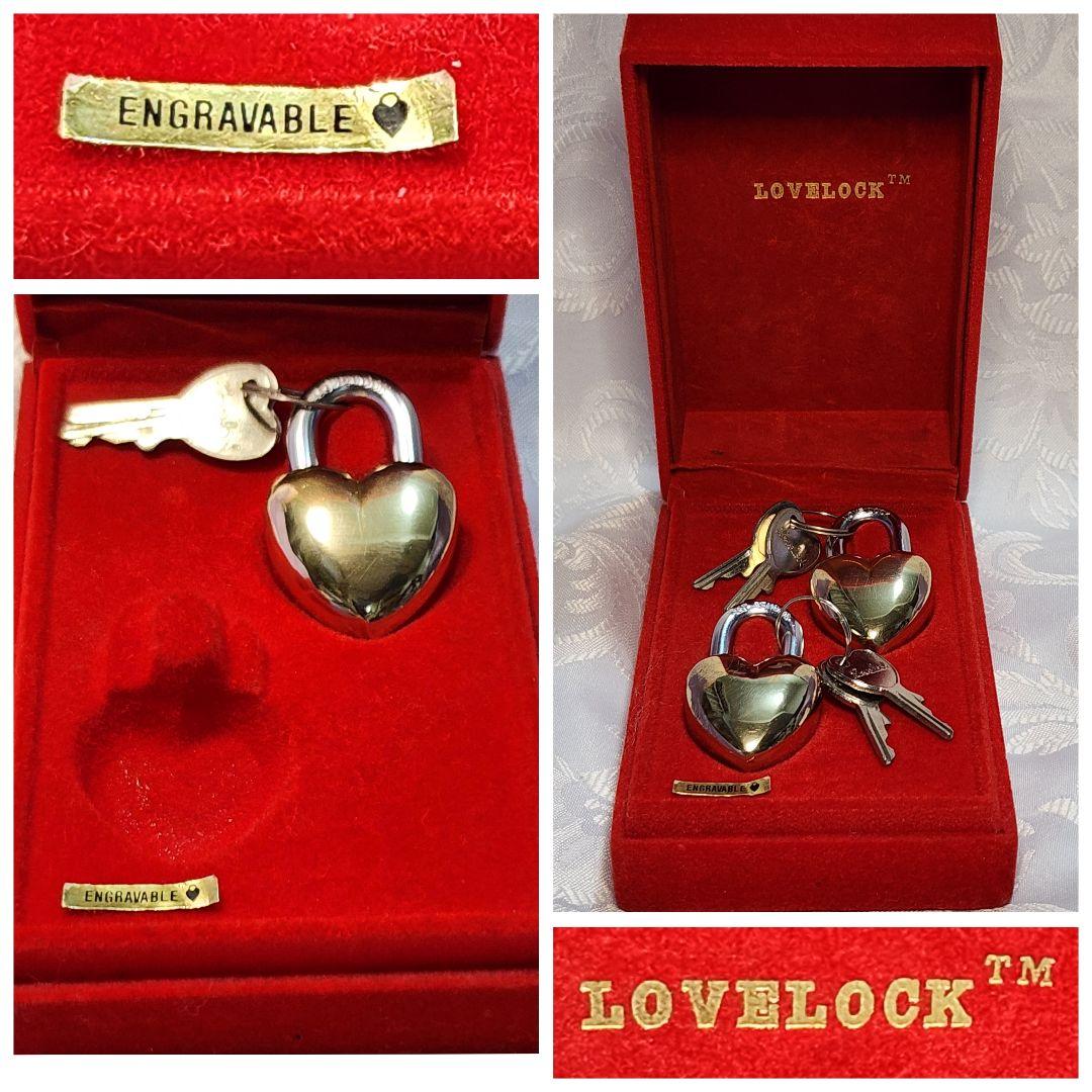 LOVE LOCK　ラブロック　ヴィンテージ　南京錠　 真鍮　アンティーク　希少