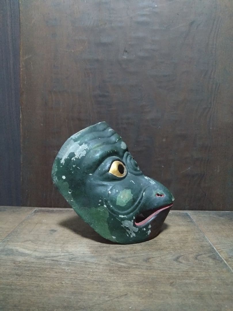 崑崙八仙　舞楽面　能面　芸能　神楽　神事　古美術骨董古道具