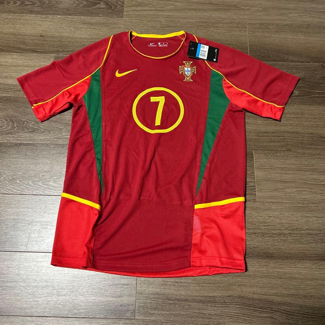 【未使用タグ付】ポルトガル代表　フィーゴ選手　ユニフォーム